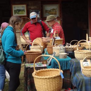 Jeffrey Gale at his booth