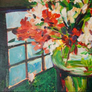 Mary Alice Coussoulos flower painting