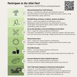 List of Waterford Fair application dates