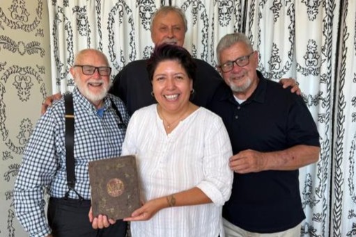 Margarete Miller with Maranda Stewart Hough's great-grandsons